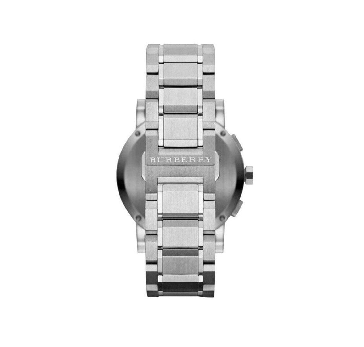 BURBERRY The City BU9380 Chronograph Black Dial Silver Strap Men’s Watch 43mm