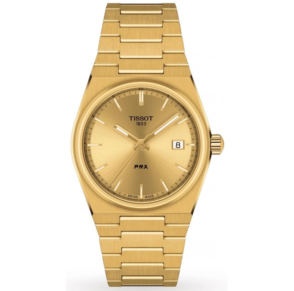 Tissot PRX 35mm Gold Dial Quartz Watch – T137.210.33.021.00