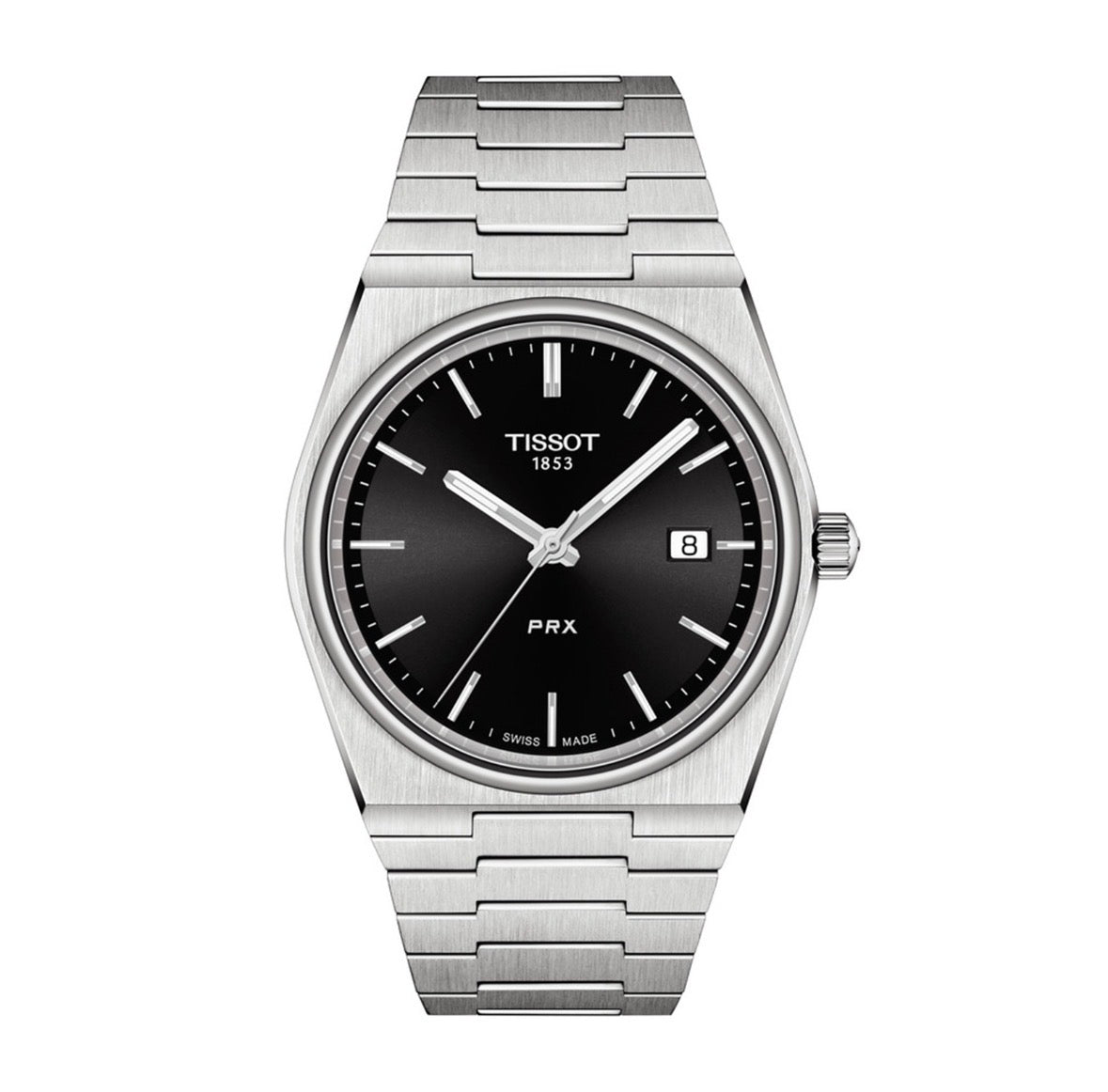 Tissot PRX 40mm Black Dial Stainless Steel Quartz Watch – T137.410.11.051.00