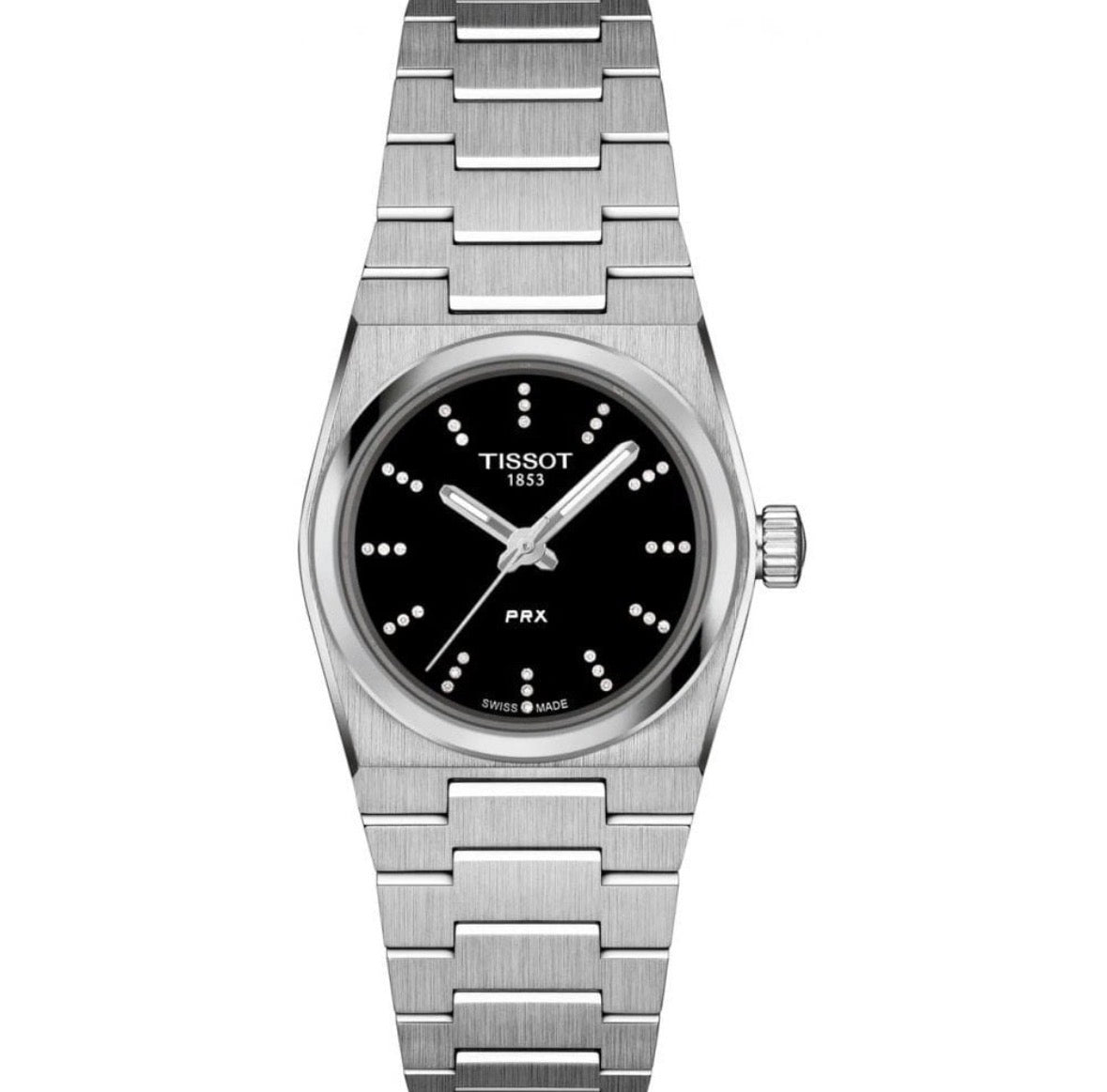 Tissot PRX 25mm Black Dial Diamond Quartz Watch – T137.010.11.056.00