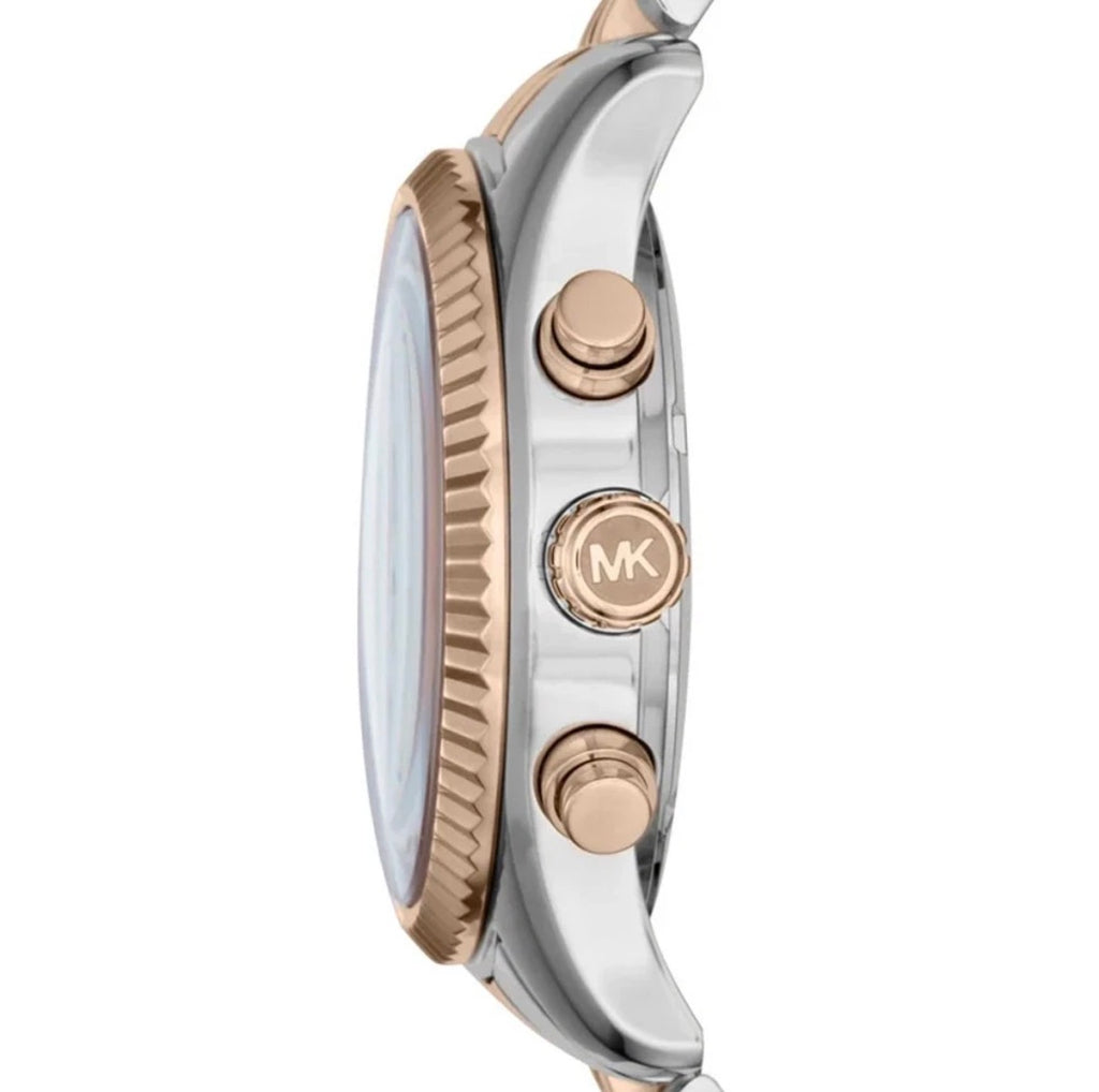 MICHAEL KORS MK5735 Lexington Tricolor Rose Gold Silver Gold Womens Watch 38mm