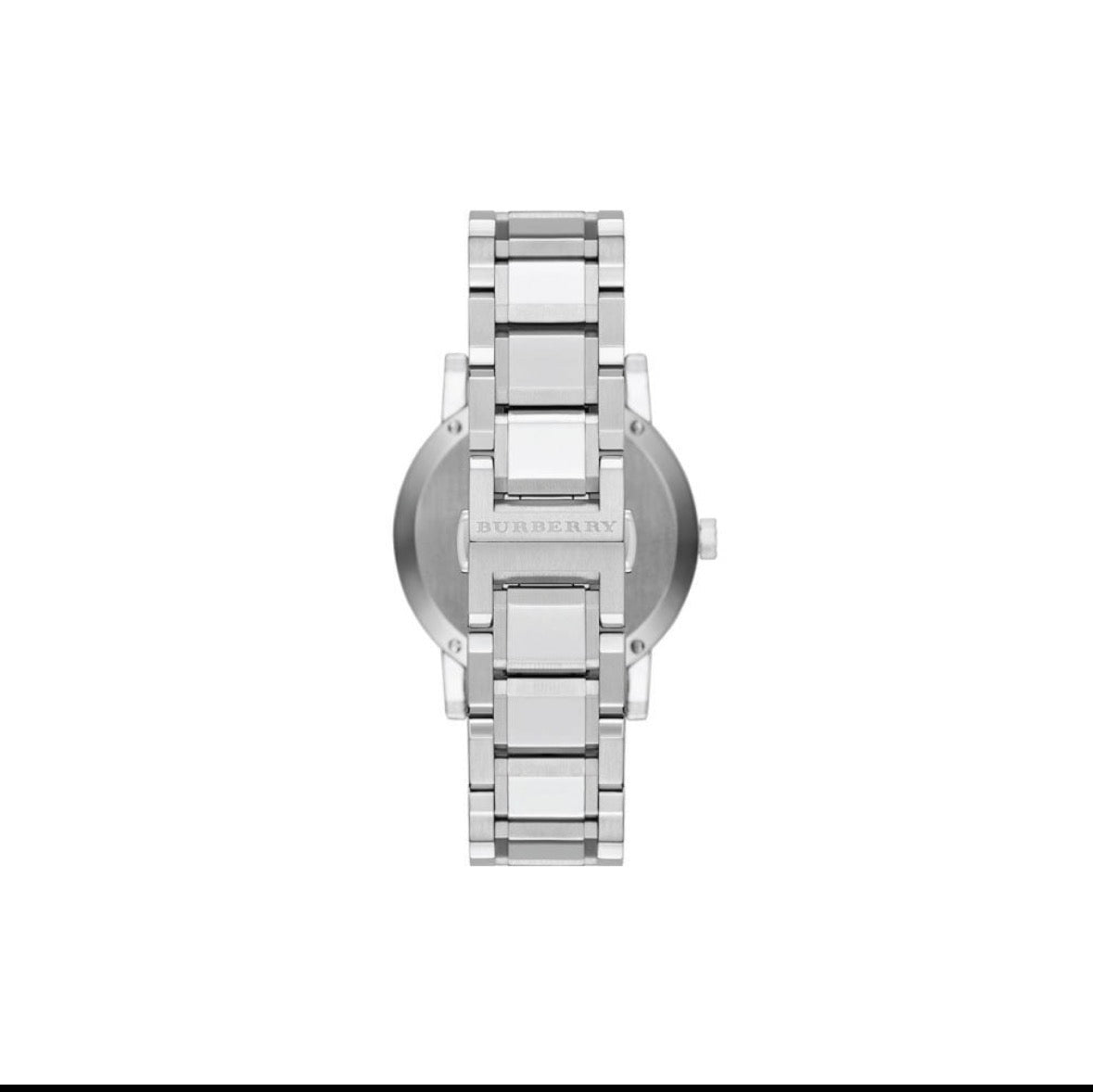 BURBERRY BU9901 The City Black Dial Silver Stainless Steel Strap Mens Watch 42mm