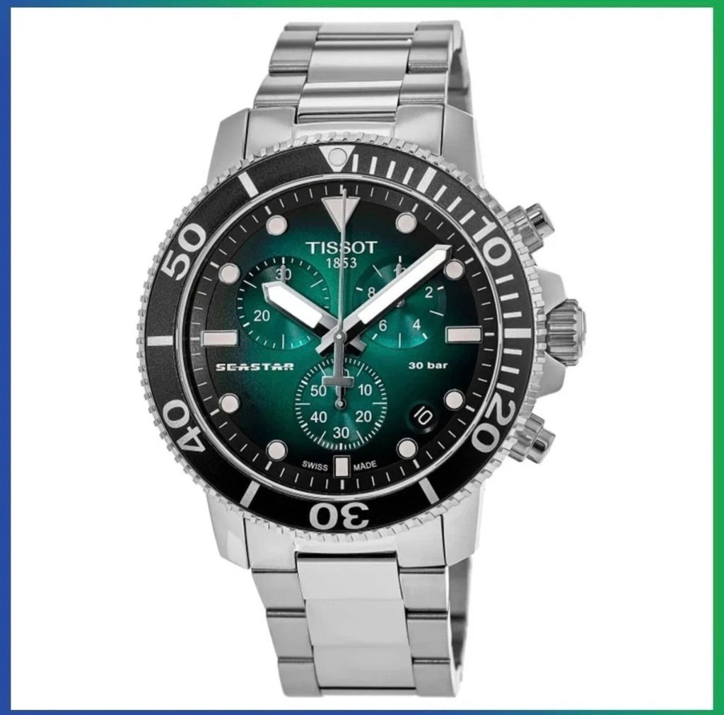 TISSOT T-Sport Seastar 1000 T120.417.11.091.01 Chronograph Diver's Men's Watch