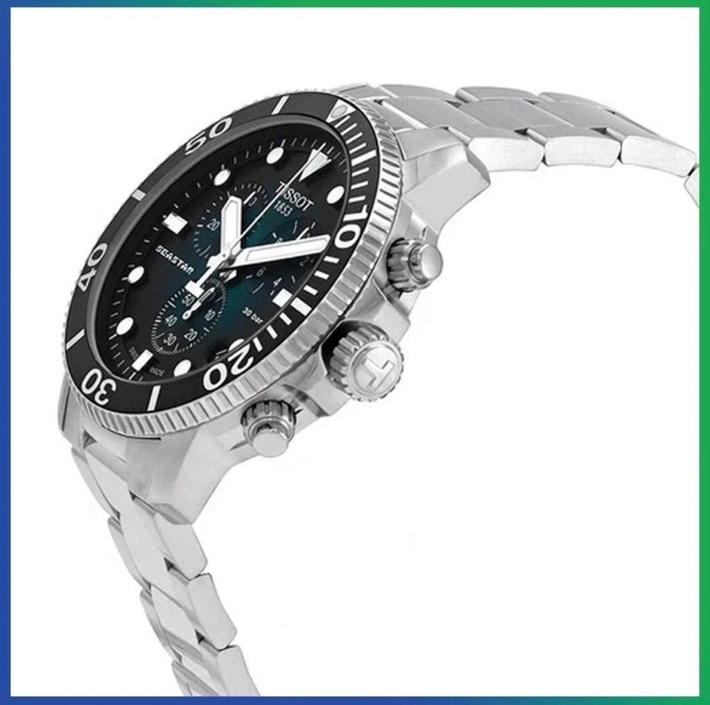 TISSOT T-Sport Seastar 1000 T120.417.11.091.01 Chronograph Diver's Men's Watch