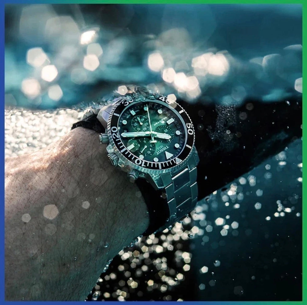 TISSOT T-Sport Seastar 1000 T120.417.11.091.01 Chronograph Diver's Men's Watch