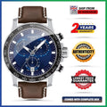 TISSOT Supersport T125.617.16.041.00 Chrono Blue Dial Leather Strap Mens Watch