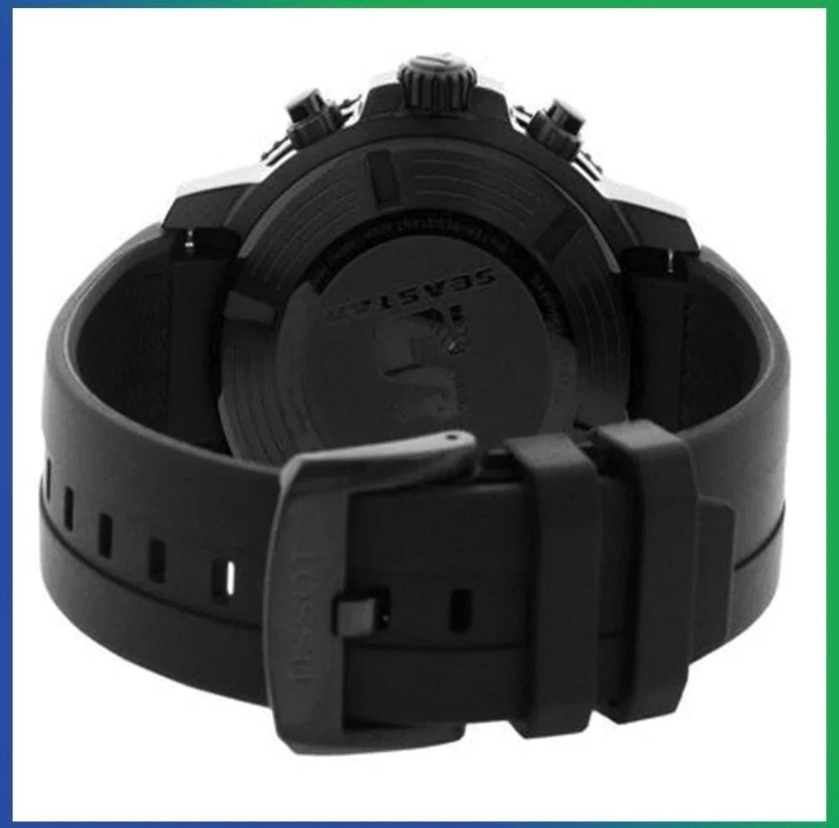 TISSOT Seastar 1000 T120.417.37.051.02 Chrono Black Rubber Strap 46mm Mens Watch