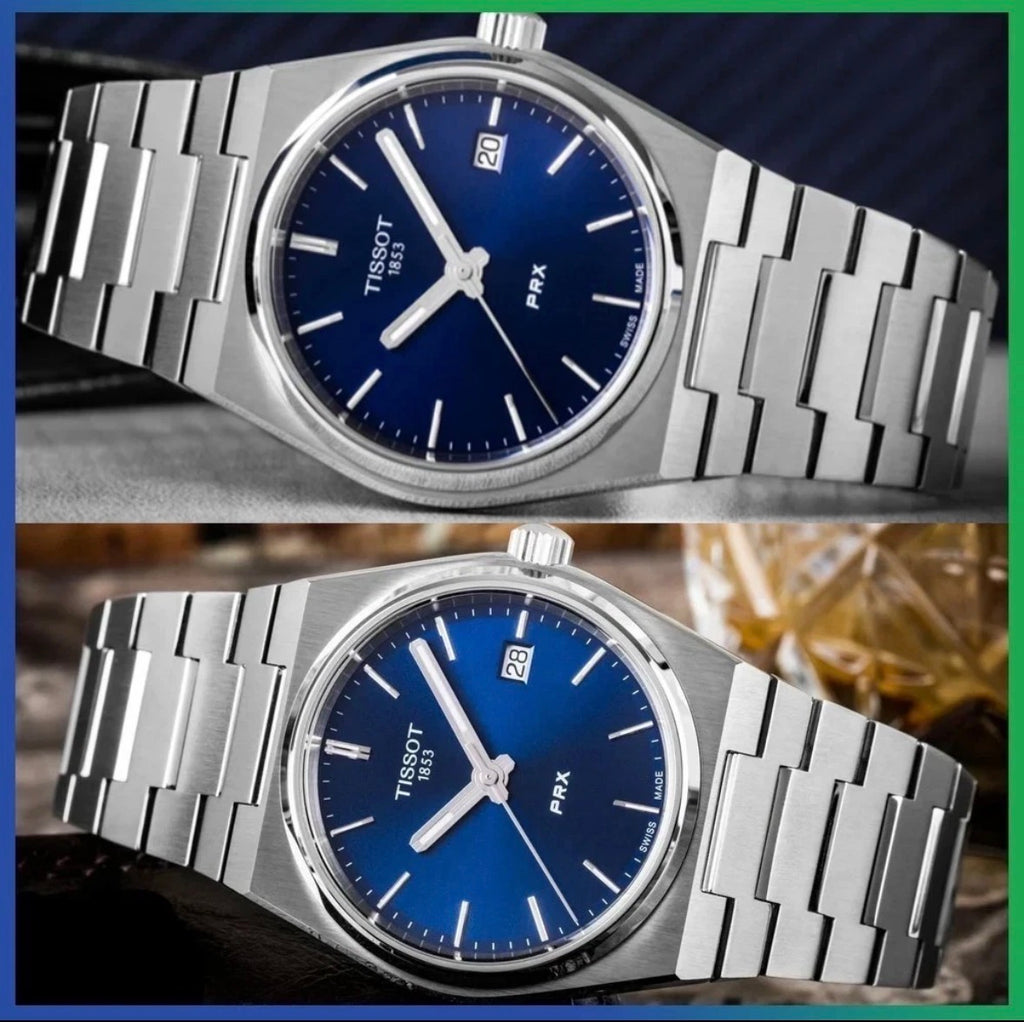 TISSOT PRX T137.210.11.041.00 Blue Dial Silver Steel Strap Unisex Ladies Watch