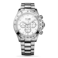 HUGO BOSS HB1512962 Ikon Chronograph Silver Strap Mens Watch 44mm