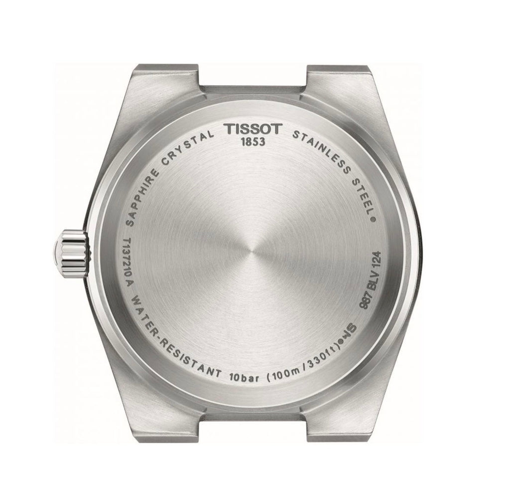 Tissot PRX 35mm Unisex Watch T137.210.11.351.00 Pale Blue Dial Steel Bracelet