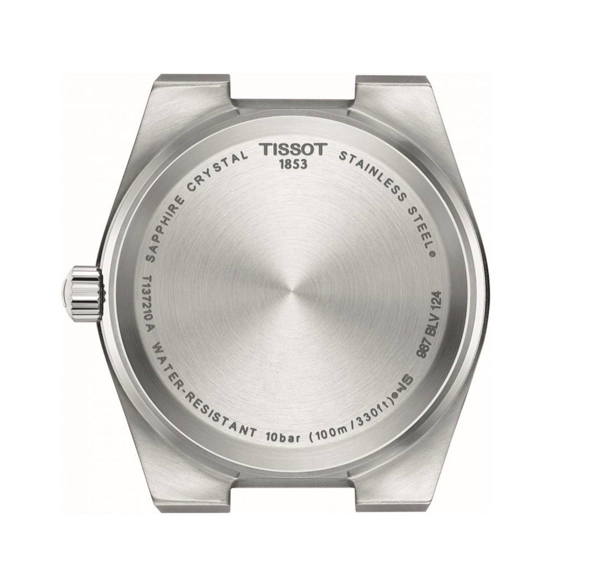 Tissot PRX 35mm Unisex Watch T137.210.11.351.00 Pale Blue Dial Steel Bracelet