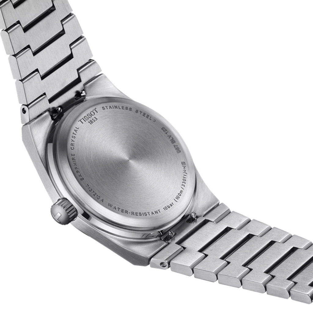 Tissot PRX 35mm Unisex Watch T137.210.11.351.00 Pale Blue Dial Steel Bracelet