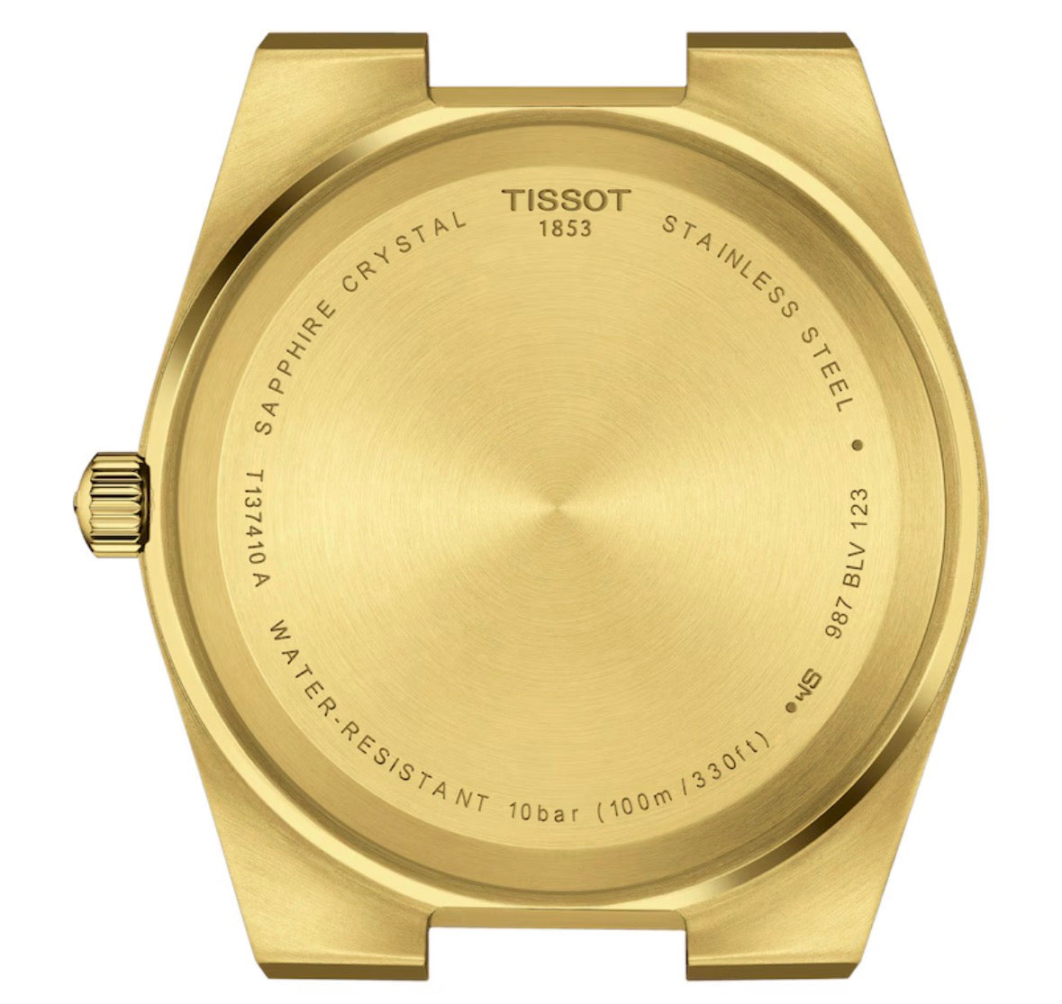 Tissot PRX 40mm T137.410.33.021.00 Men's Gold Tone Watch
