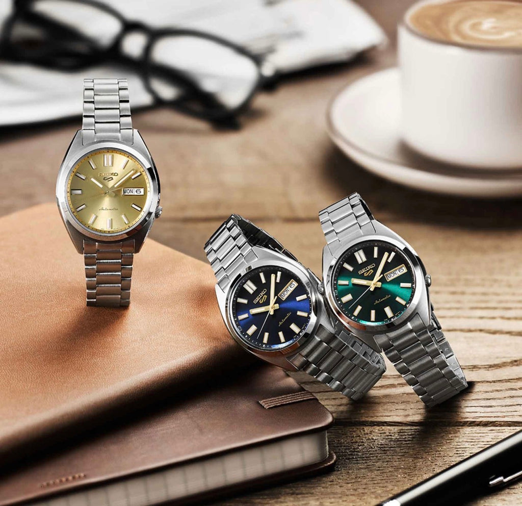 Seiko 5 Sports SNXS Vintage Gold Collection Watch SRPL59K1