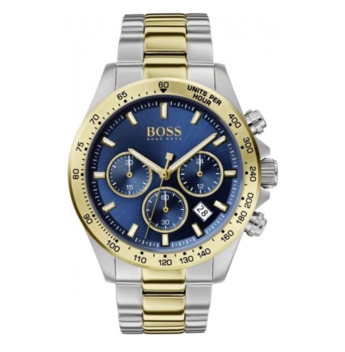 HUGO BOSS HB1513767 Mens Hero Sport Lux Stainless Steel Chrono Mens Watch 45mm