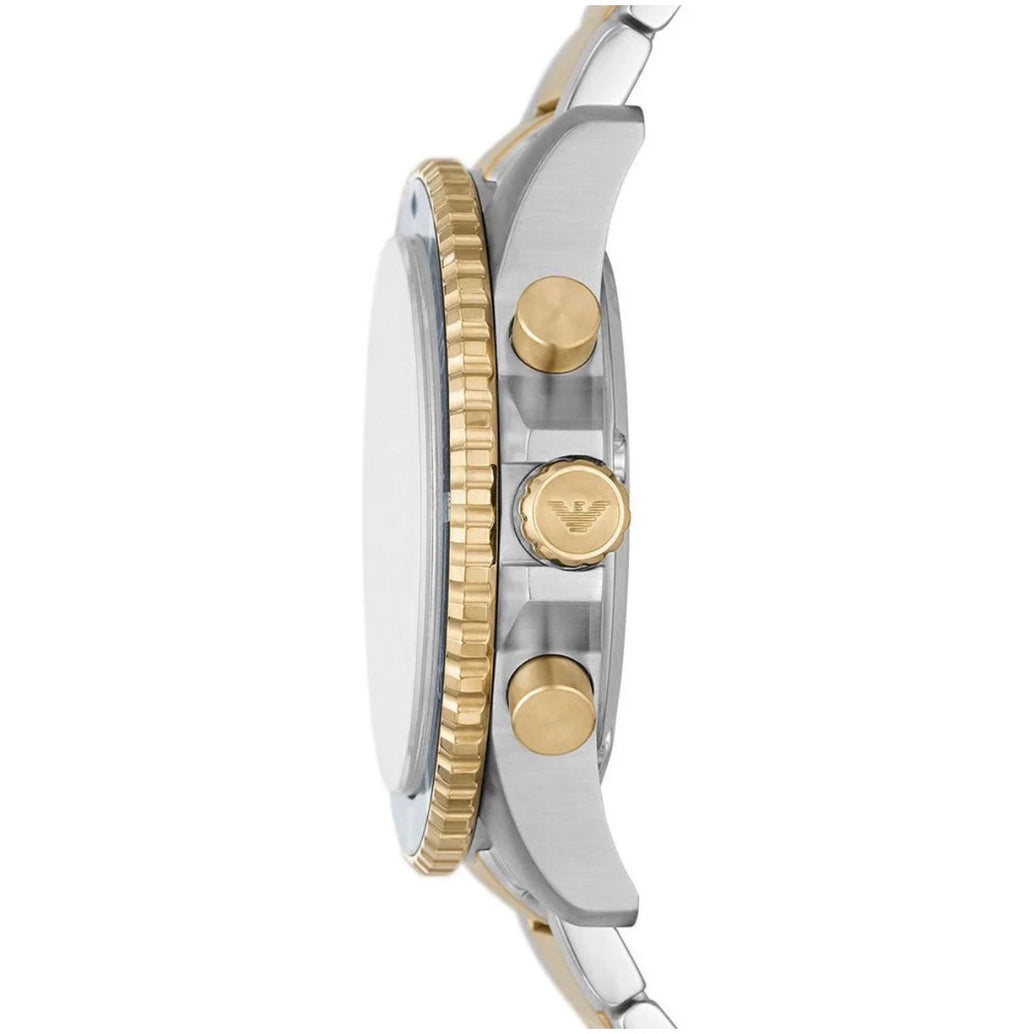 Emporio Armani AR11362 Chronograph Diver Two Tone Men's Watch