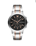 Emporio Armani AR11165 Chronograph Two-Tone Men's Watch - TIMEWORTH UKemporio armani