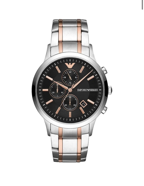 Emporio Armani AR11165 Chronograph Two-Tone Men's Watch - TIMEWORTH UKemporio armani