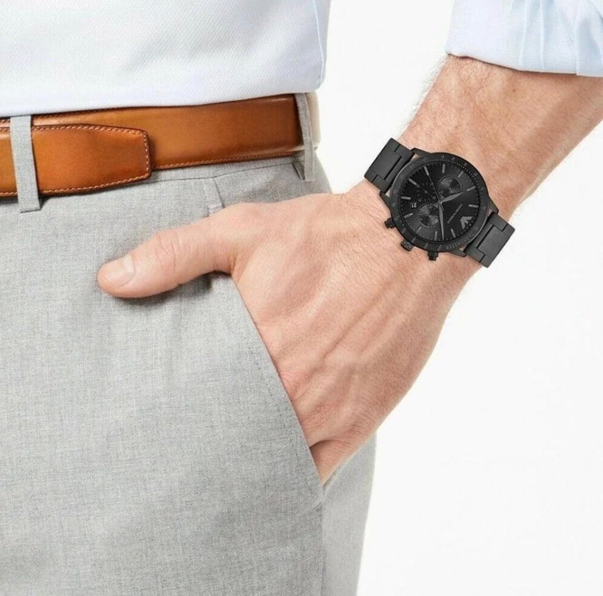 Emporio Armani AR11242 Analog Black Dial Men's Watch - TIMEWORTH UKemporio armani
