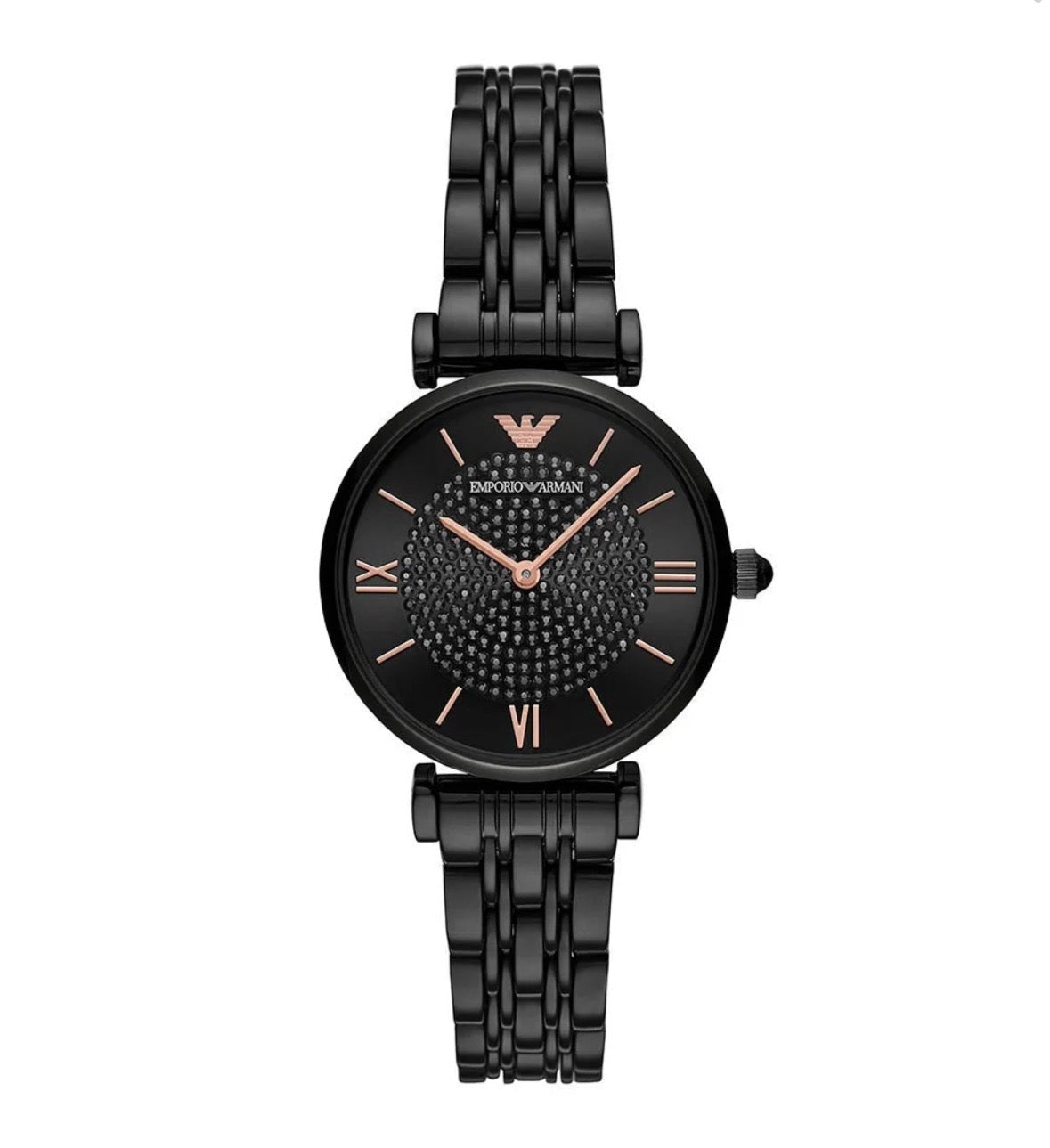 Emporio Armani AR11245 T-Bar Black Ladies Watch - TIMEWORTH UKemporio armani