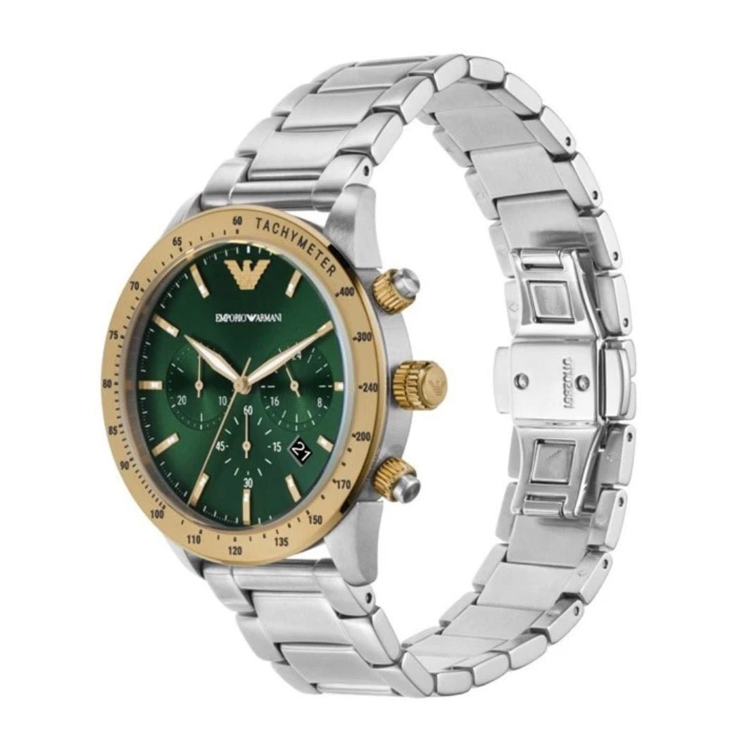 Emporio Armani AR11454 Chronograph Two Tone Watch - TIMEWORTH UKemporio armani