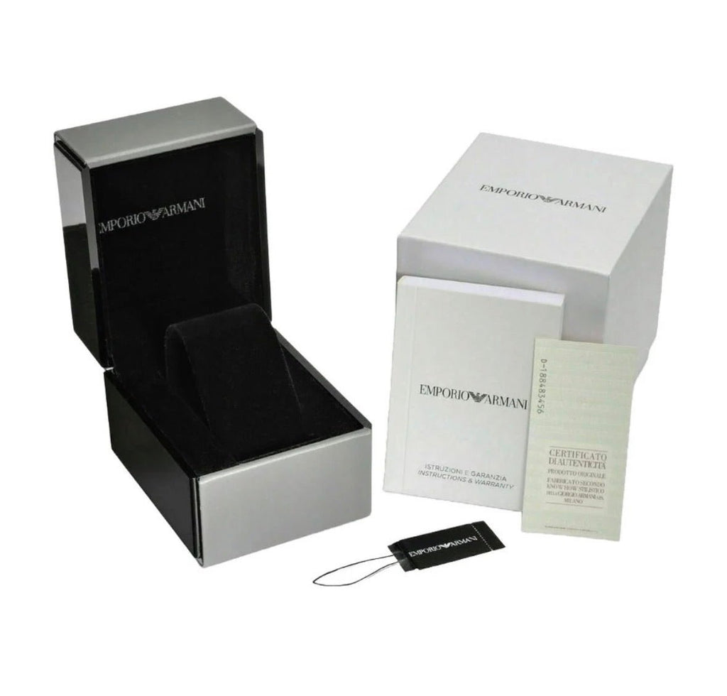 Emporio Armani AR80063 Men’s Green Dial Two-Tone Stainless Steel Watch - TIMEWORTH UKTIMEWORTH UK