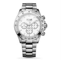 HUGO BOSS HB1512962 Ikon Chronograph Silver Strap Mens Watch 44mm - TIMEWORTH UKhugo boss