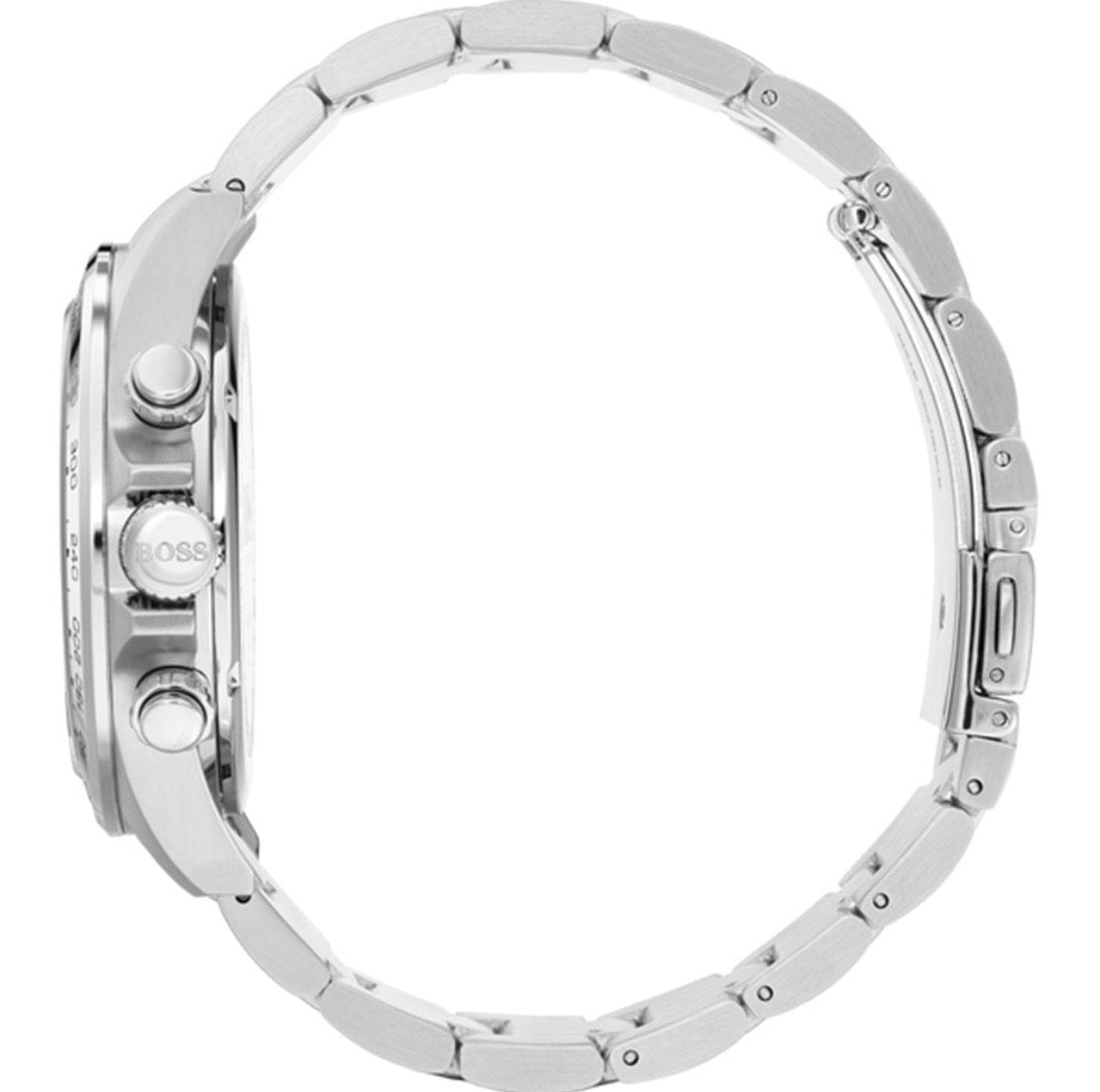 HUGO BOSS HB1513755 Hero Sport Lux Silver Stainless Chronograph Men's Watch 45mm - TIMEWORTH UKhugo boss