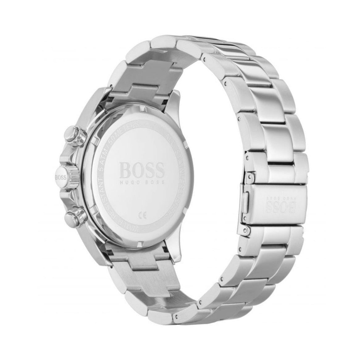 HUGO BOSS HB1513755 Hero Sport Lux Silver Stainless Chronograph Men's Watch 45mm - TIMEWORTH UKhugo boss