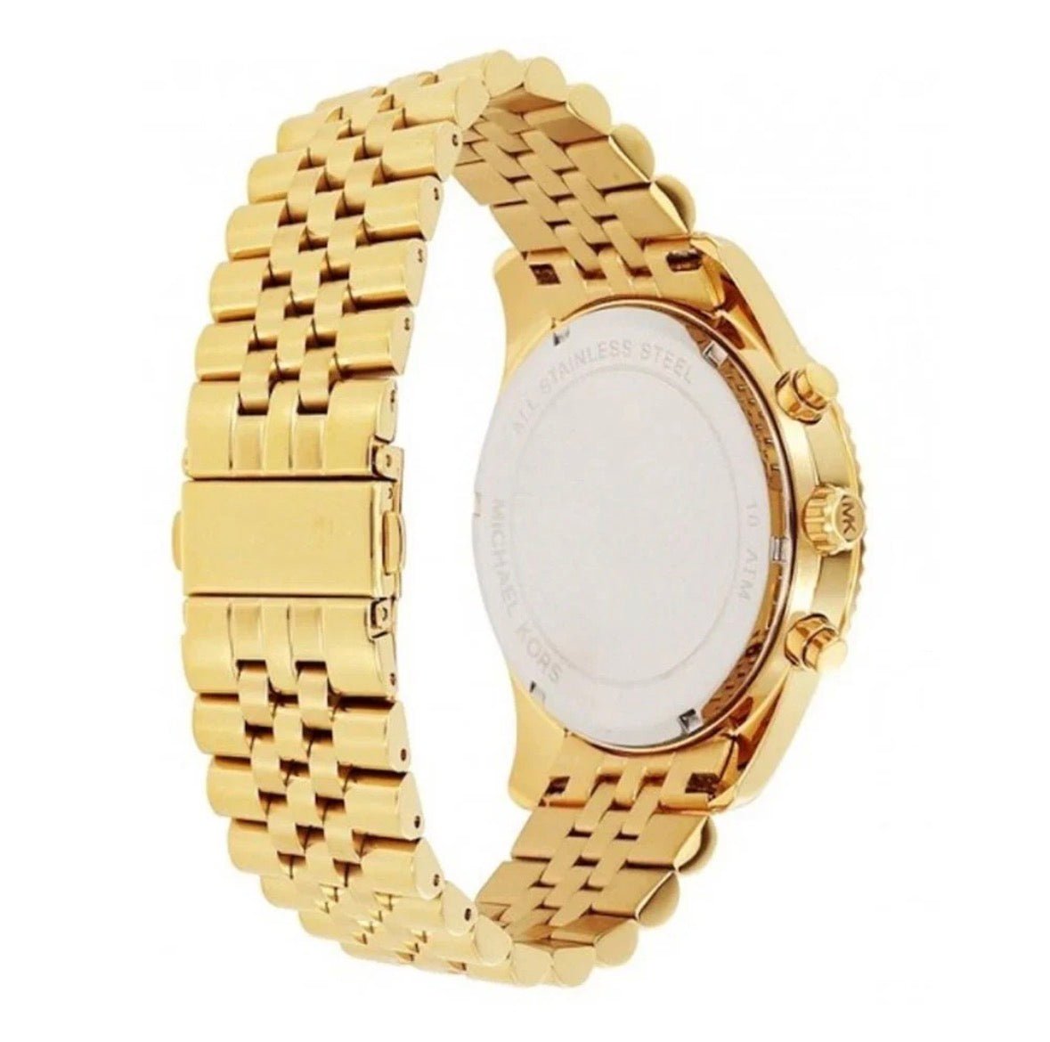 MICHAEL KORS Lexington MK8494 Crystal Gold Mens Fashion Wrist Watch 45mm - TIMEWORTH UKMicheal Kors