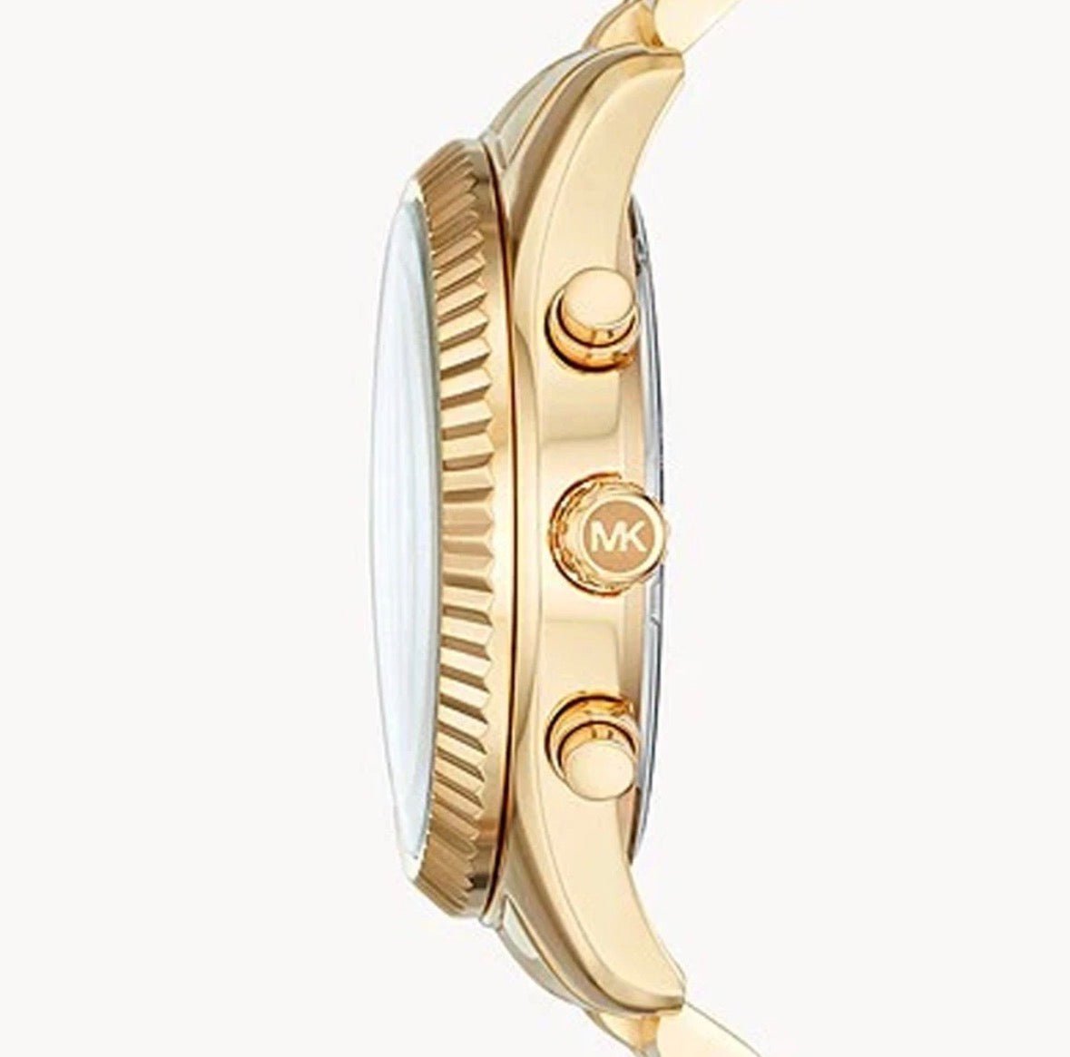MICHAEL KORS Lexington MK8494 Crystal Gold Mens Fashion Wrist Watch 45mm - TIMEWORTH UKMicheal Kors
