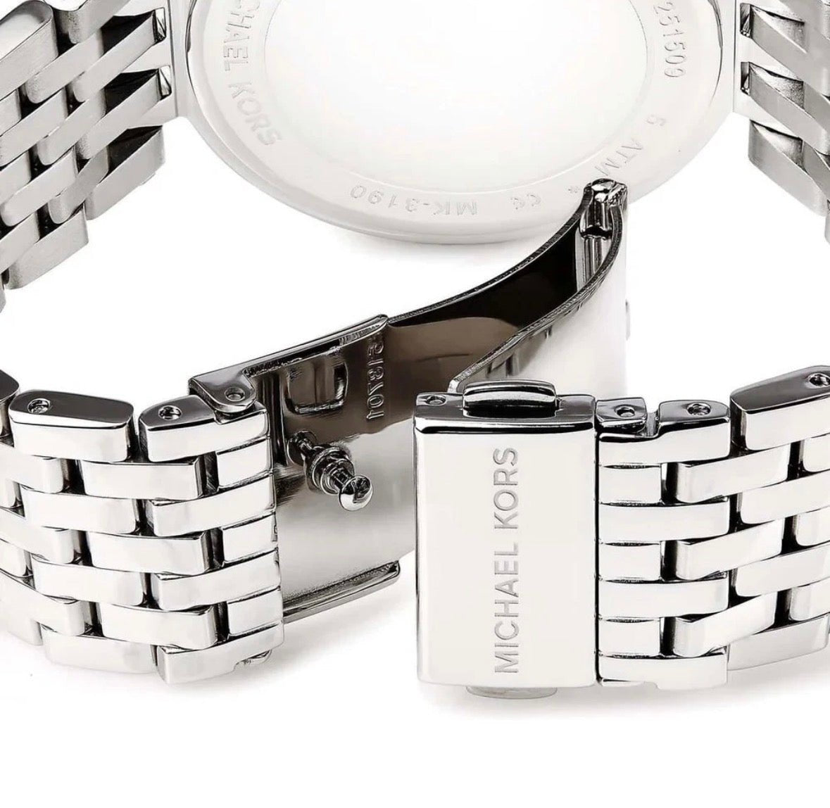 MICHAEL KORS MK3367 Darci Silver Stainless Steel Strap Dial Womens Watch 39mm - TIMEWORTH UKMicheal Kors