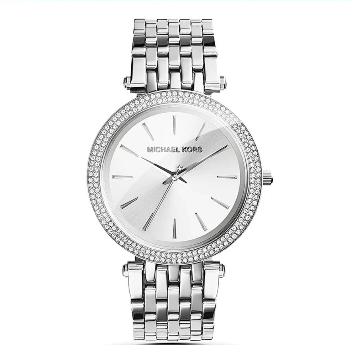 MICHAEL KORS MK3367 Darci Silver Stainless Steel Strap Dial Womens Watch 39mm - TIMEWORTH UKMicheal Kors