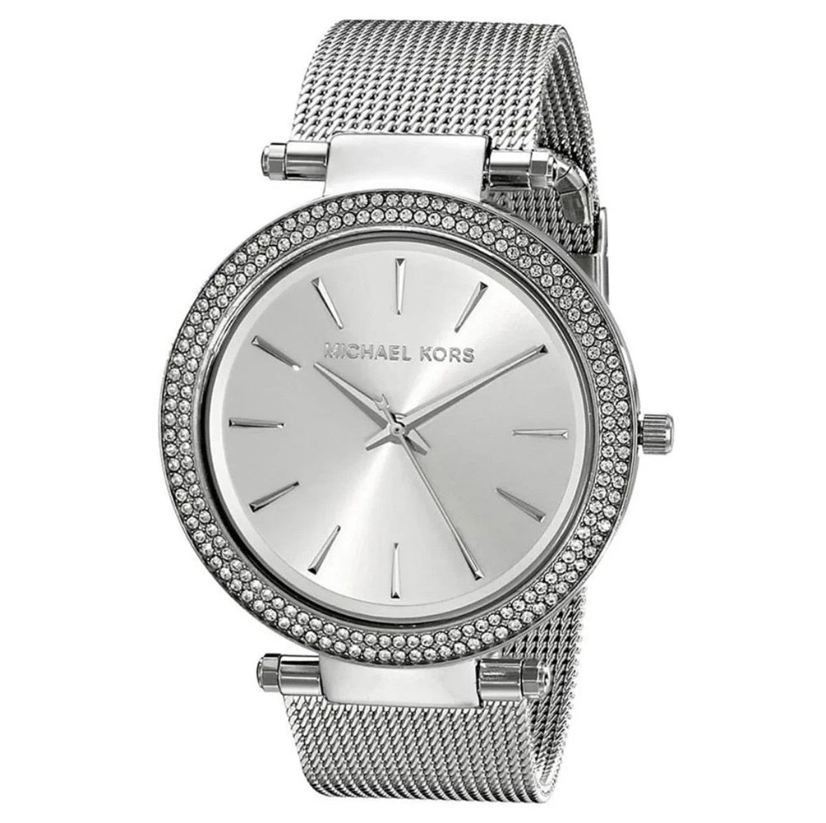 MICHAEL KORS MK3367 Darci Silver Stainless Steel Strap Dial Womens Watch 39mm - TIMEWORTH UKMicheal Kors