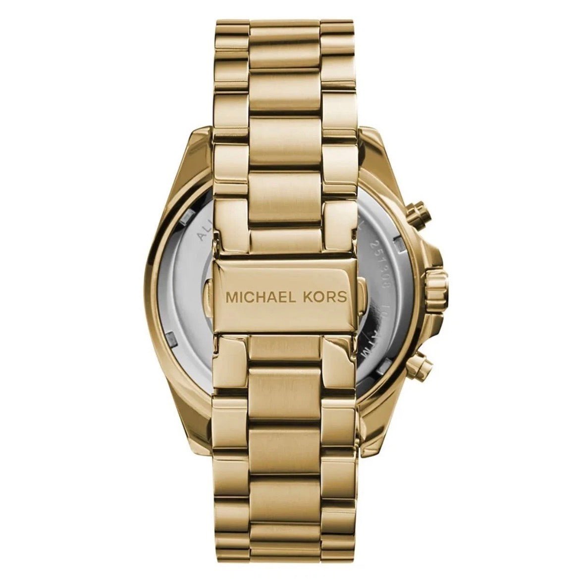 MICHAEL KORS MK5605 Bradshaw Gold Strap Dial Chronograph Womens Watch 43mm - TIMEWORTH UKMicheal Kors