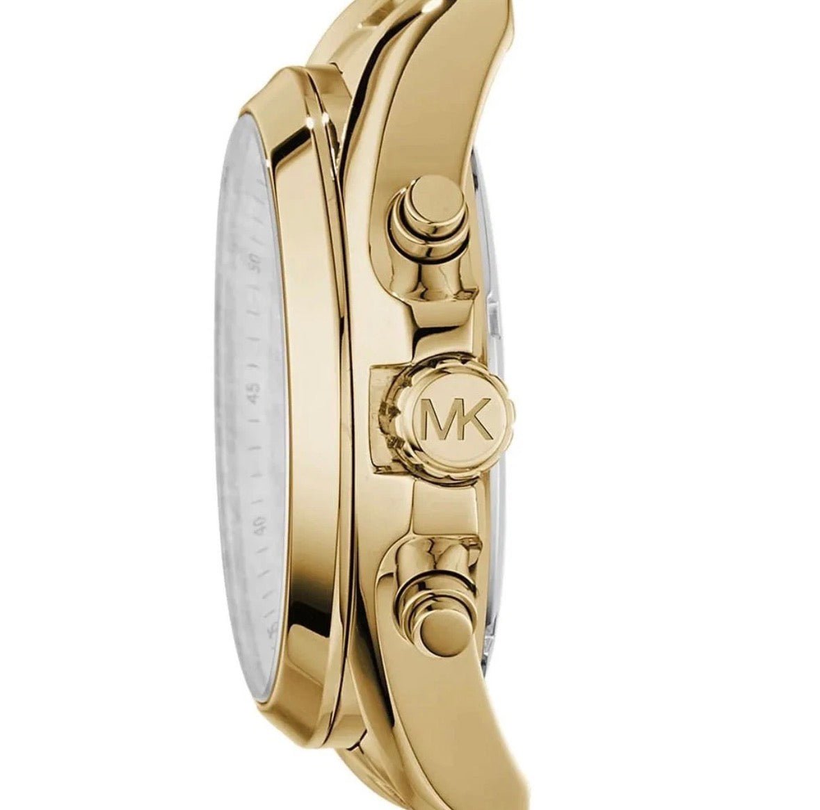 MICHAEL KORS MK5605 Bradshaw Gold Strap Dial Chronograph Womens Watch 43mm - TIMEWORTH UKMicheal Kors