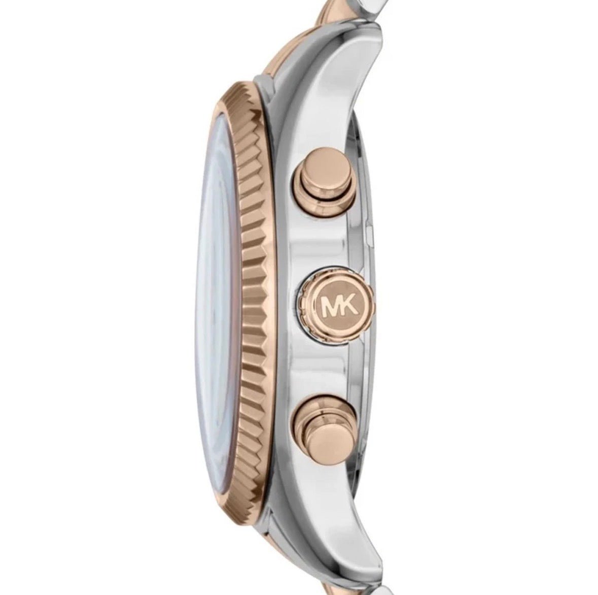 MICHAEL KORS MK5735 Lexington Tricolor Rose Gold Silver Gold Womens Watch 38mm - TIMEWORTH UKMicheal Kors