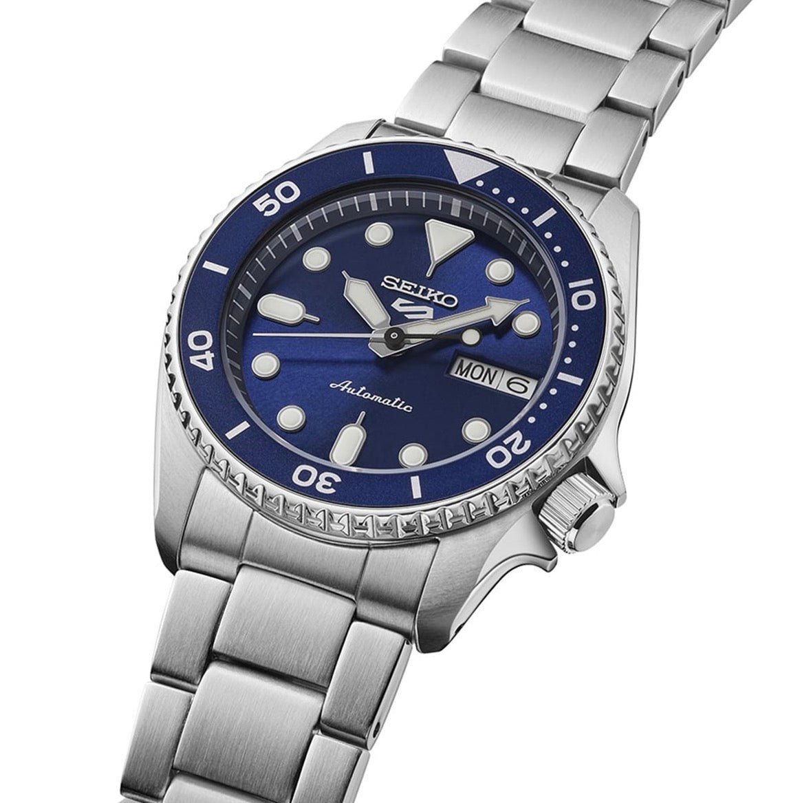 Seiko 5 Sports SKX New Colour Collection Street Denim Watch SRPL77K1 - TIMEWORTH UKSeiko