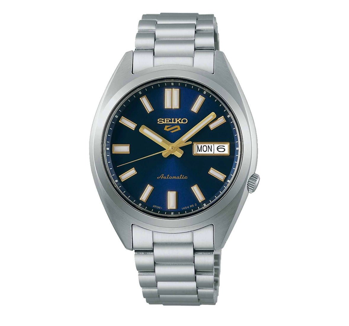 Seiko 5 Sports SNXS Vintage Gold Collection Blazer Blue Watch SRPL55K1 - TIMEWORTH UKSeiko