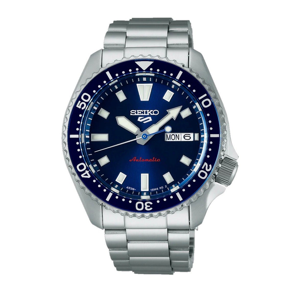 Seiko 5 Sports SRPL51K1 Automatic Blue Dial Stainless Steel Men’s Watch - TIMEWORTH UKTIMEWORTH UK