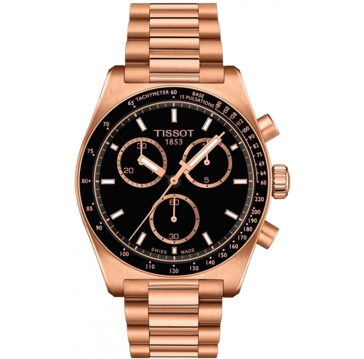 Tissot PR516 T149.417.33.051.00 Men's Watch – 40.0mm Black Dial Stainless Steel - TIMEWORTH UKTISSOT