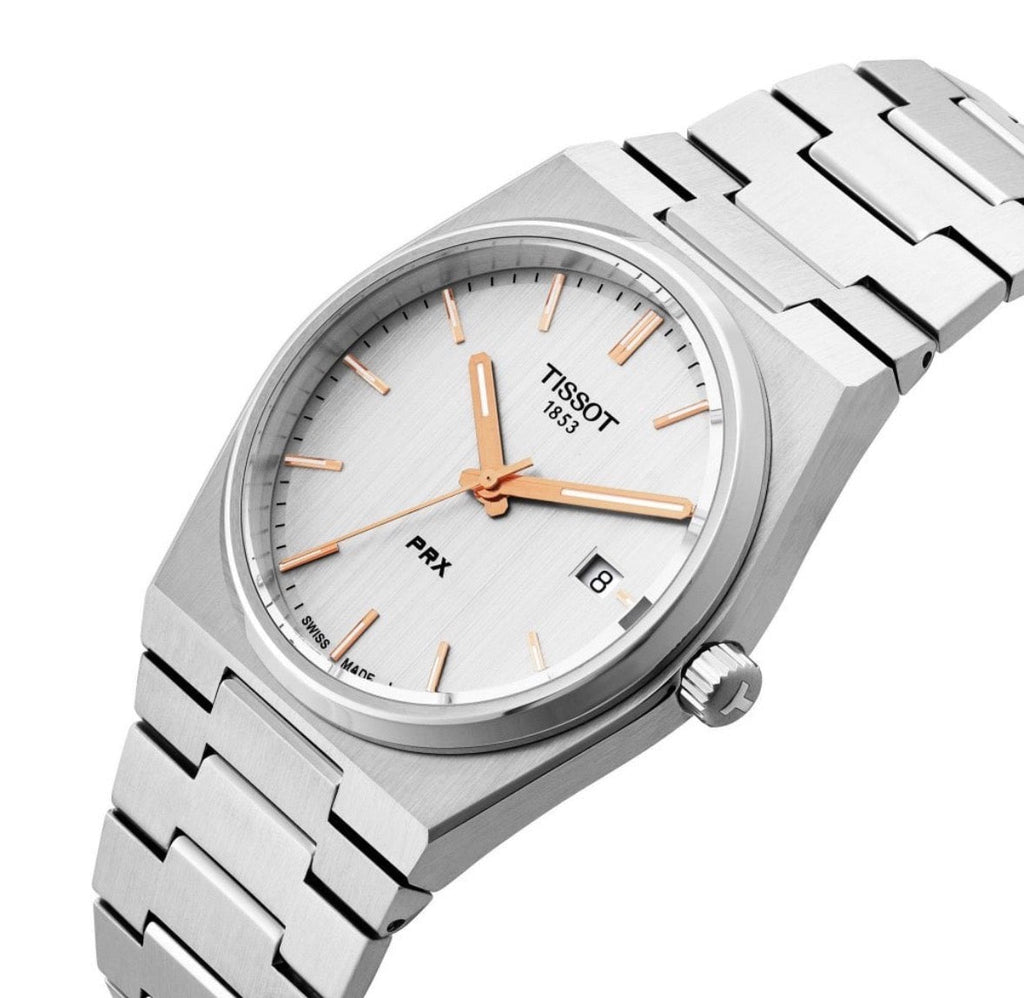 Tissot PRX 40mm Silver Dial Stainless Steel Quartz Watch T137.410.11.031.00 - TIMEWORTH UKTIMEWORTH UK