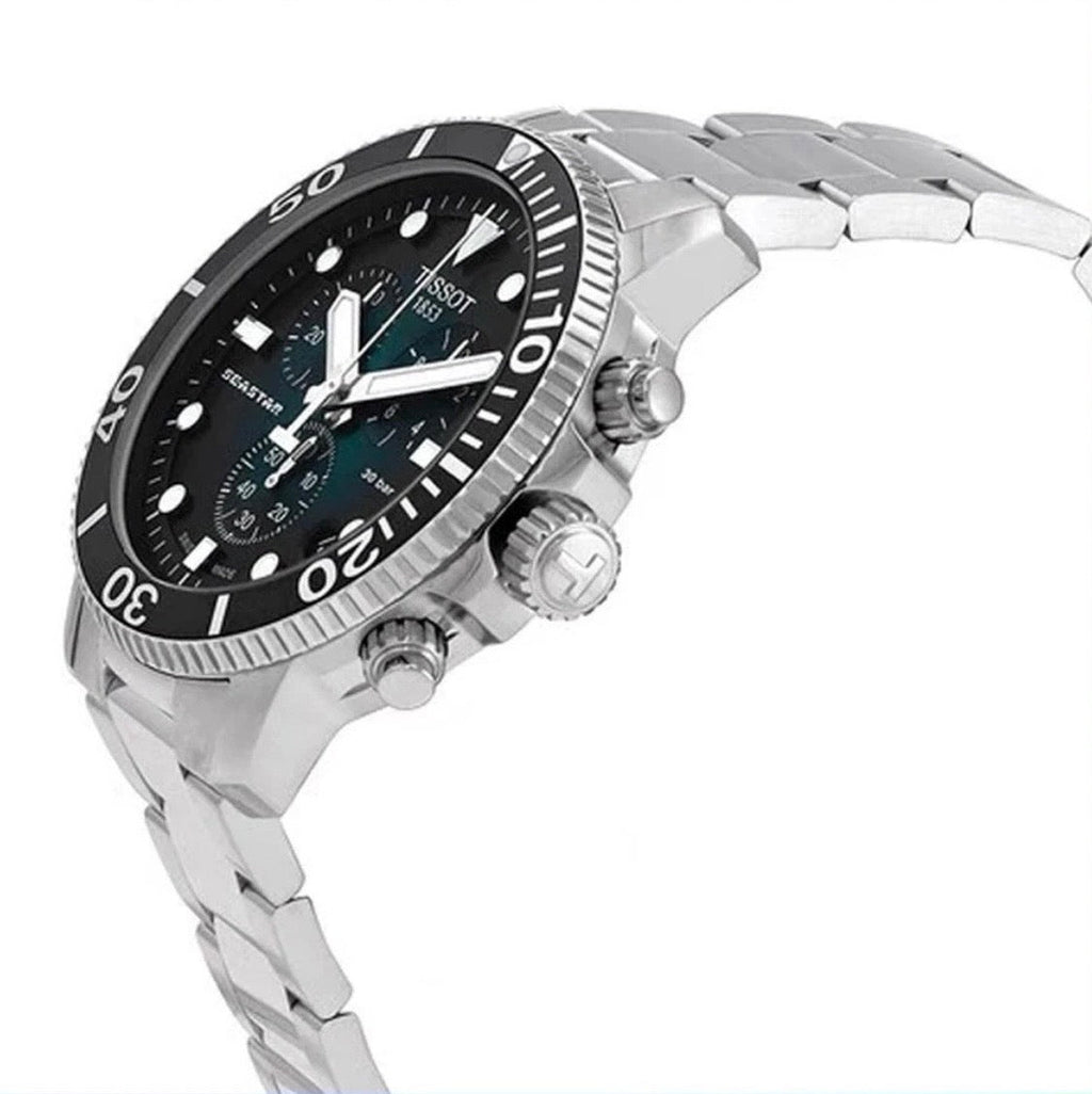 TISSOT T-Sport Seastar 1000 T120.417.11.091.01 Chronograph Diver's Men's Watch - TIMEWORTH UKTISSOT