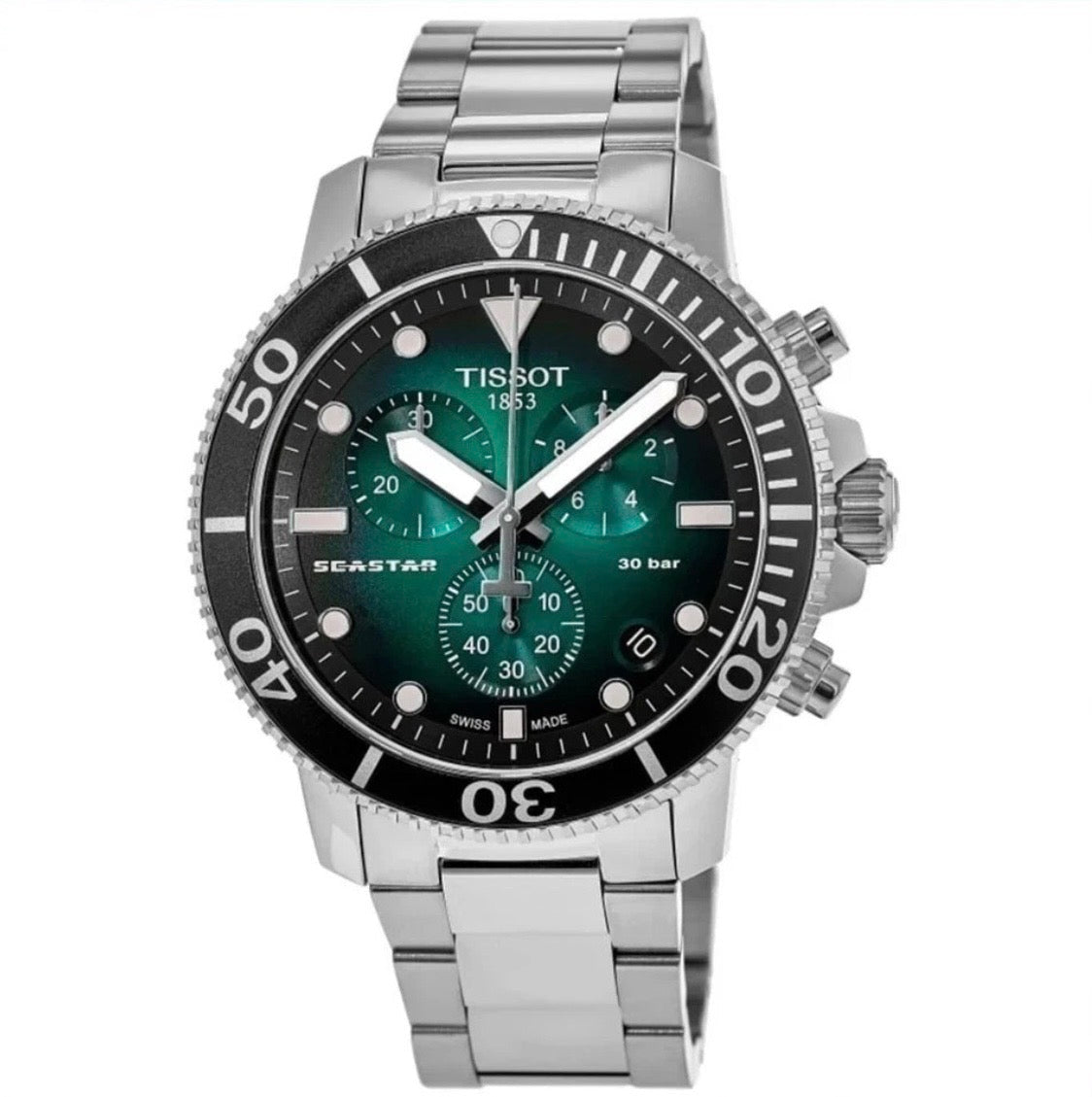 TISSOT T-Sport Seastar 1000 T120.417.11.091.01 Chronograph Diver's Men's Watch - TIMEWORTH UKTISSOT
