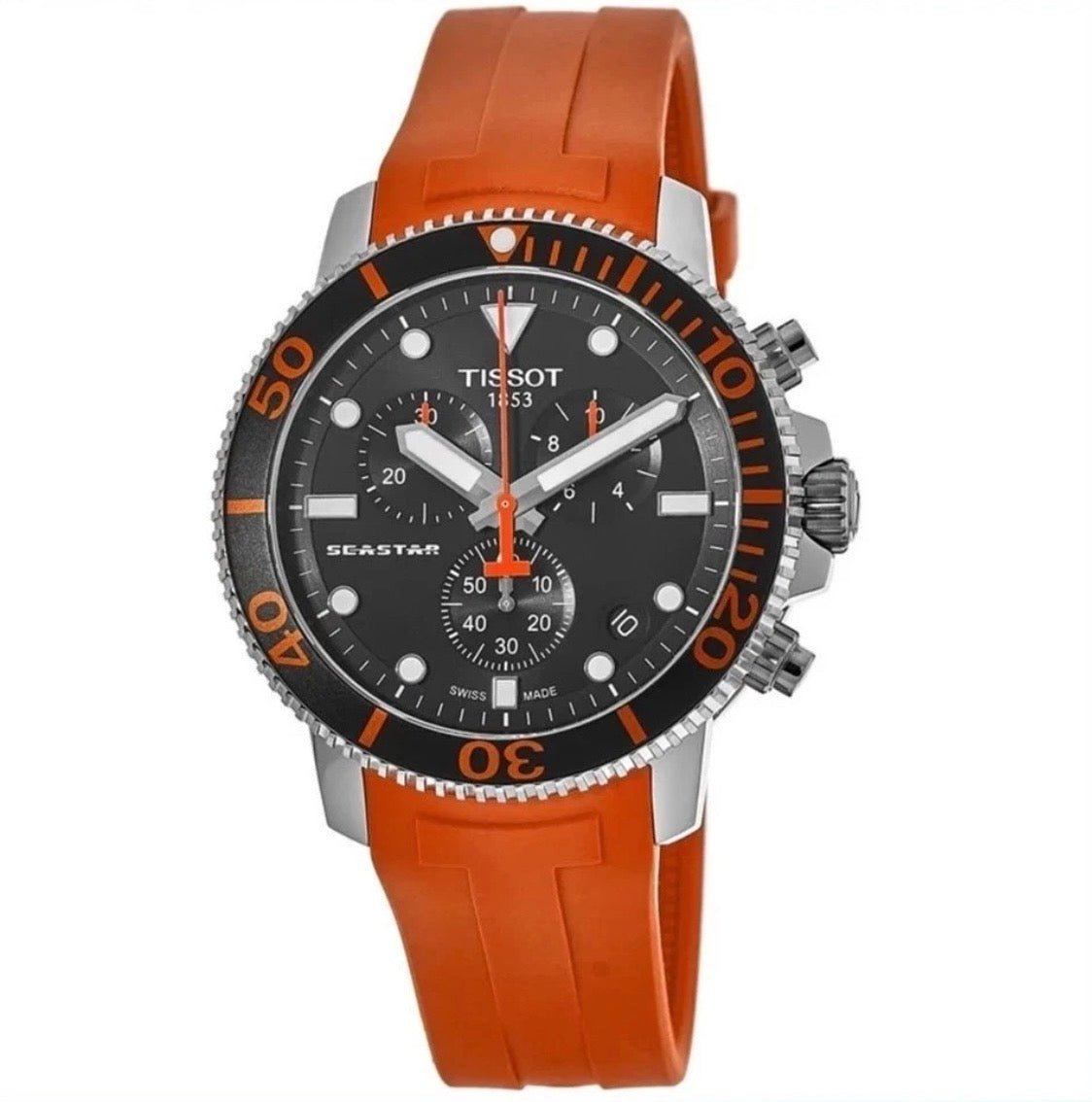 TISSOT T-Sport T120.417.17.051.01 SEASTAR 1000 Chronograph 45.5mm Mens Watch UK - TIMEWORTH UKTISSOT