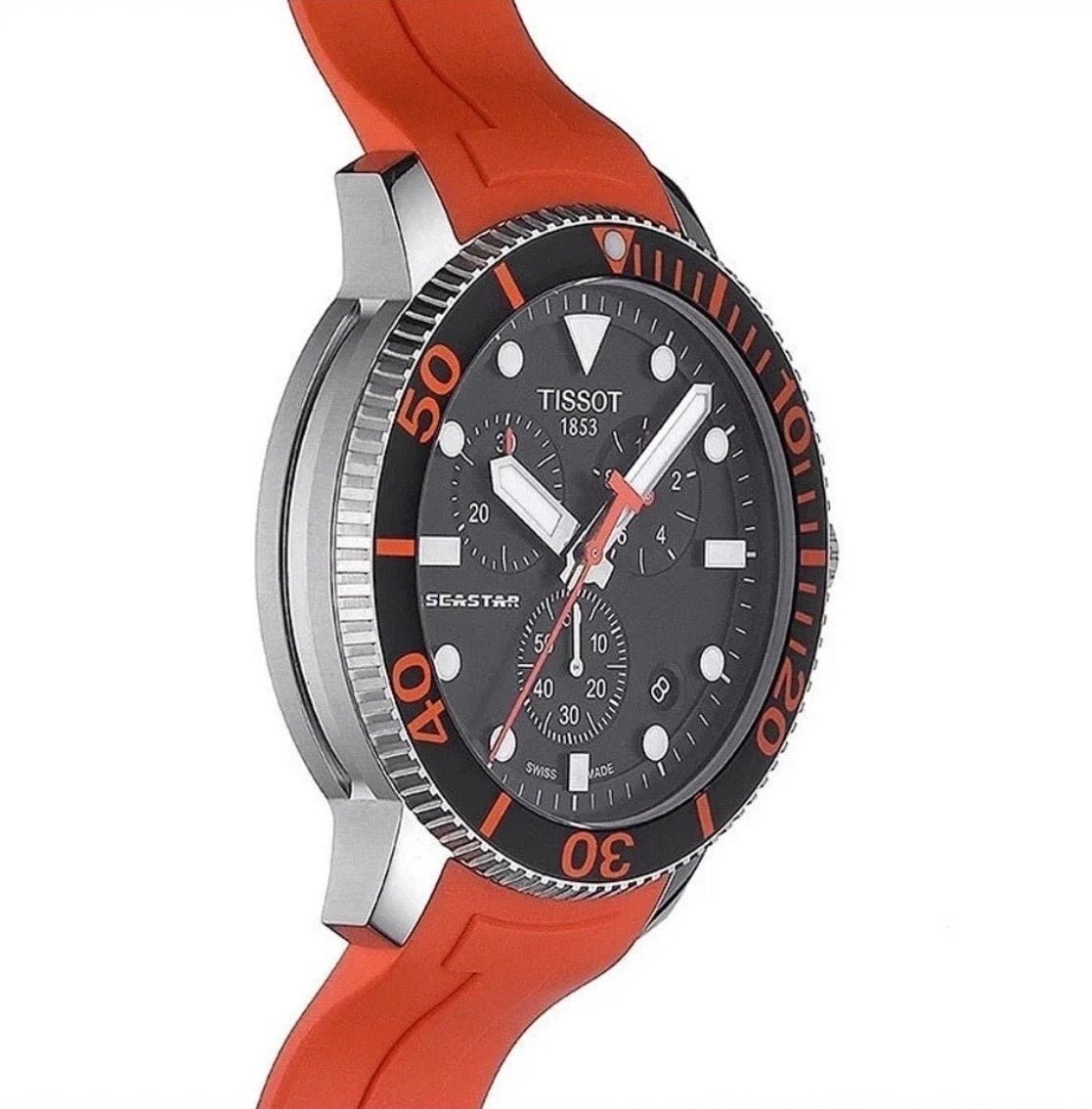 TISSOT T-Sport T120.417.17.051.01 SEASTAR 1000 Chronograph 45.5mm Mens Watch UK - TIMEWORTH UKTISSOT